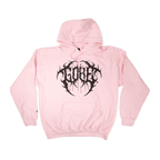 Death Metal Hoodie - Light Pink