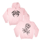 Death Metal Hoodie - Light Pink