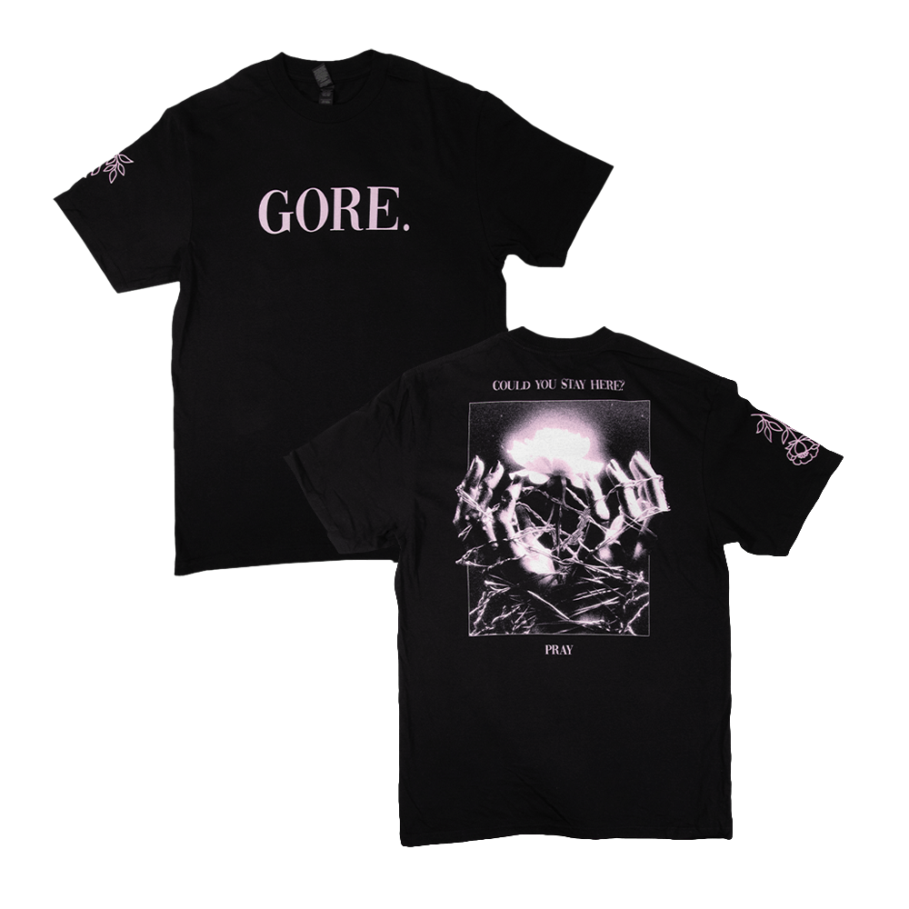 Could You Stay Here Tee - Black